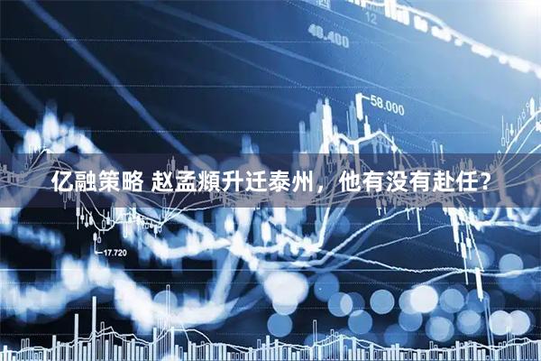 亿融策略 赵孟頫升迁泰州，他有没有赴任？